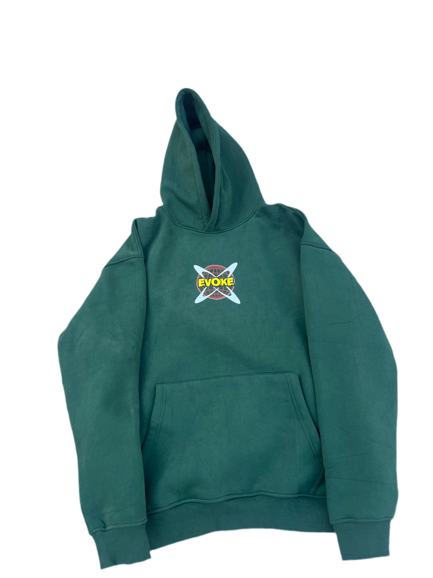 Green worldwide hoodie