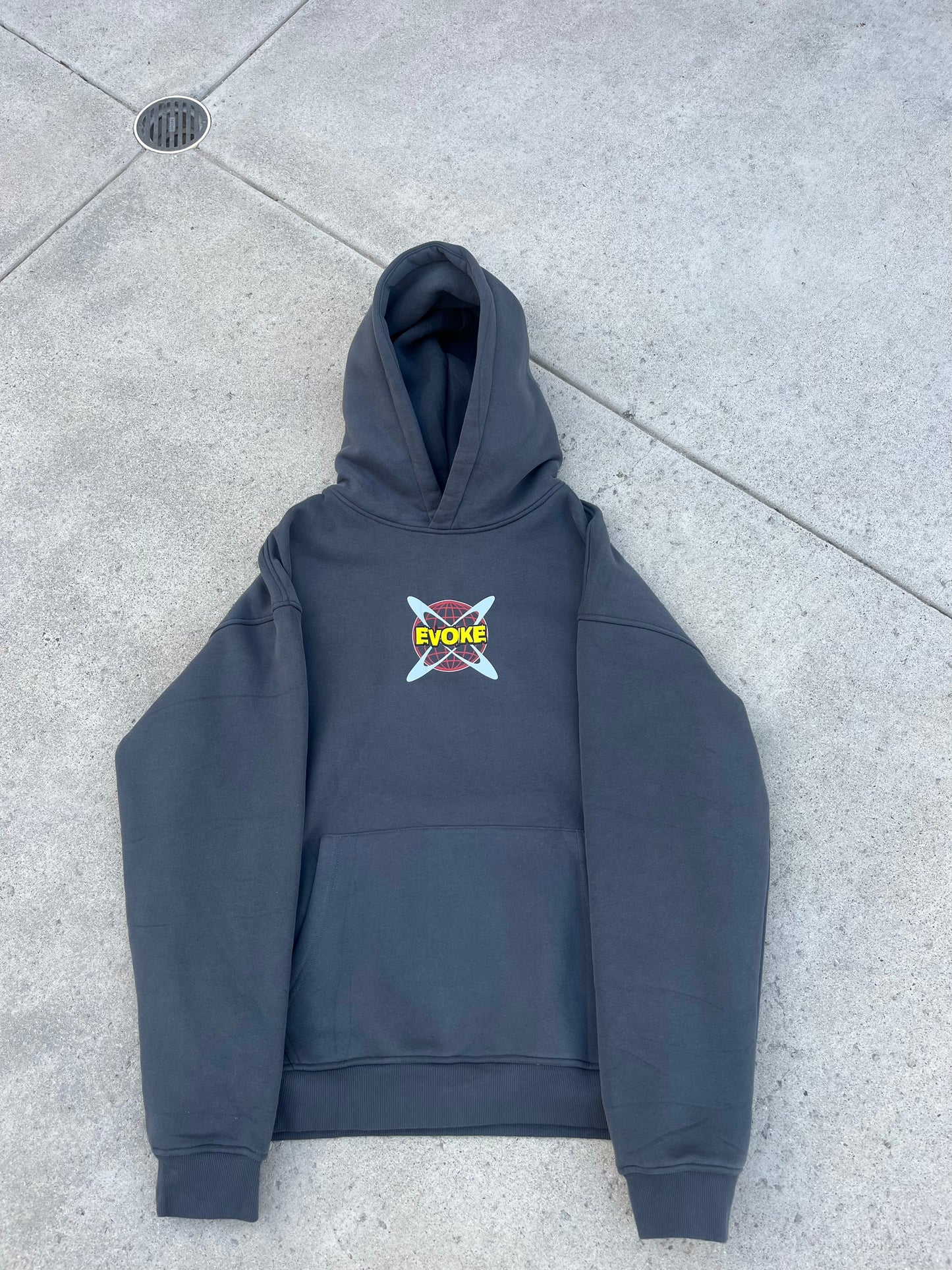 Dark Grey Worldwide Hoodie