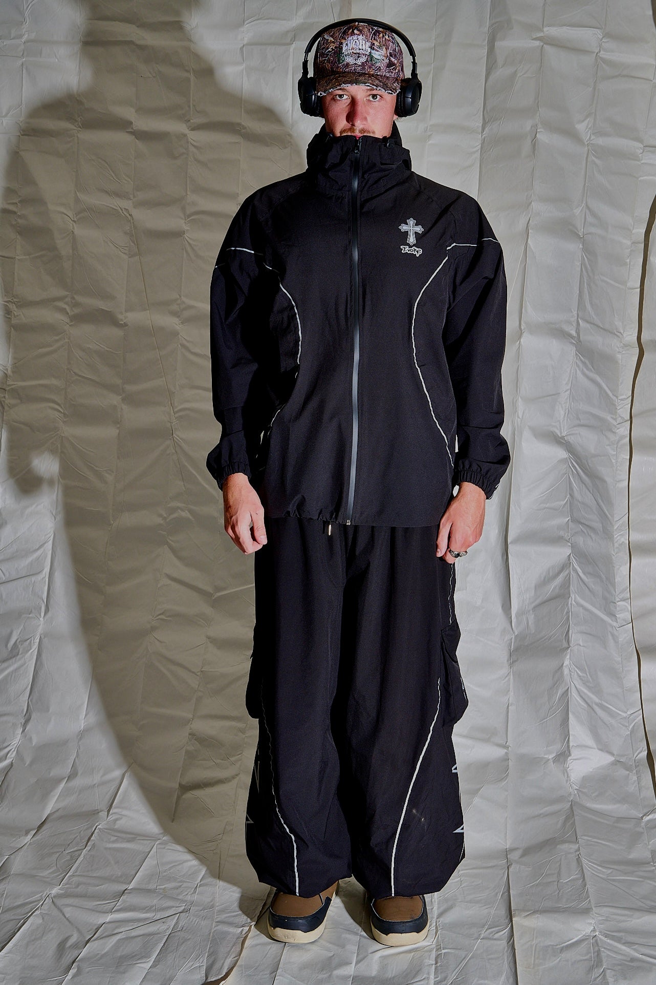 Reflective snow jacket