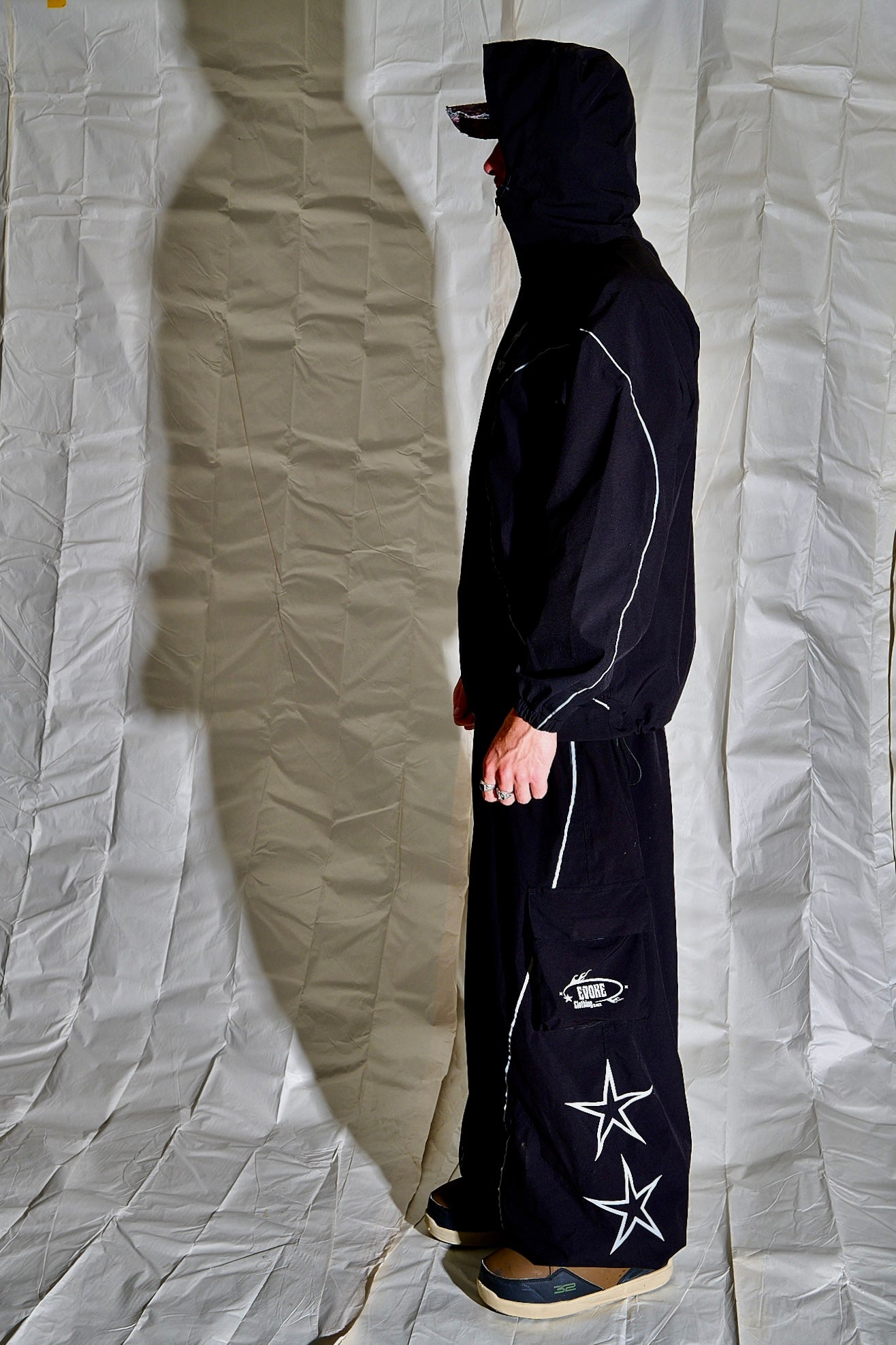 Reflective snow jacket