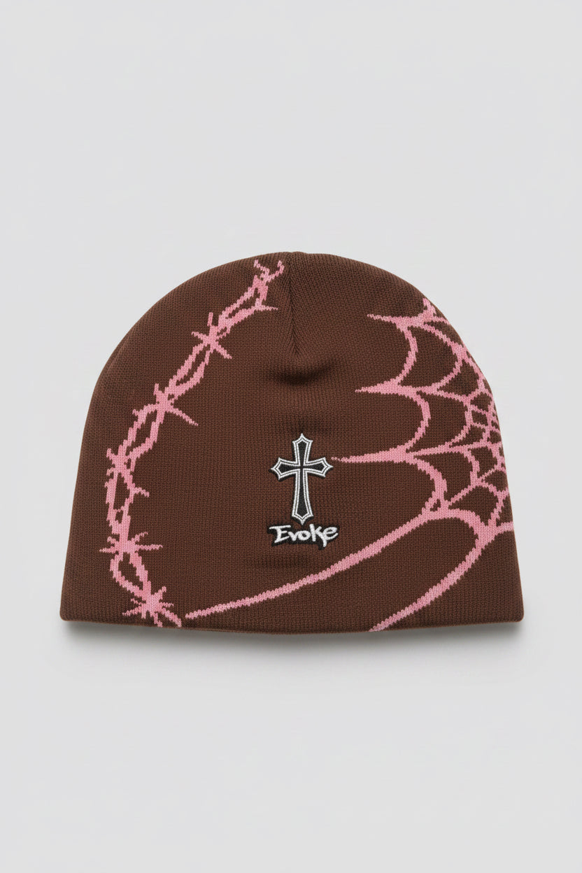 Brown Evoke beanie