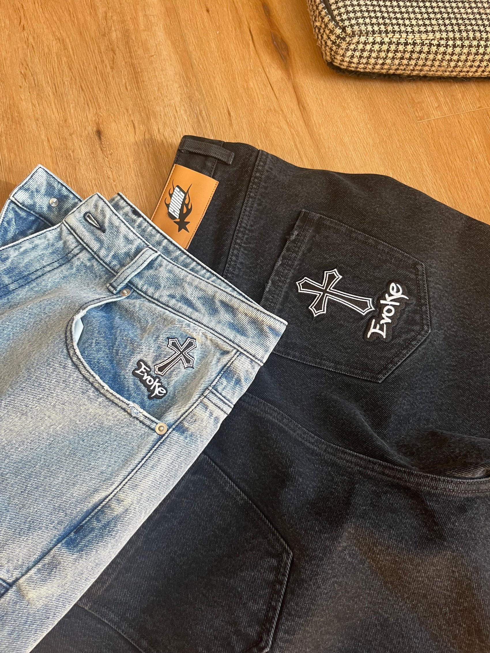 black washed Evoke Pants