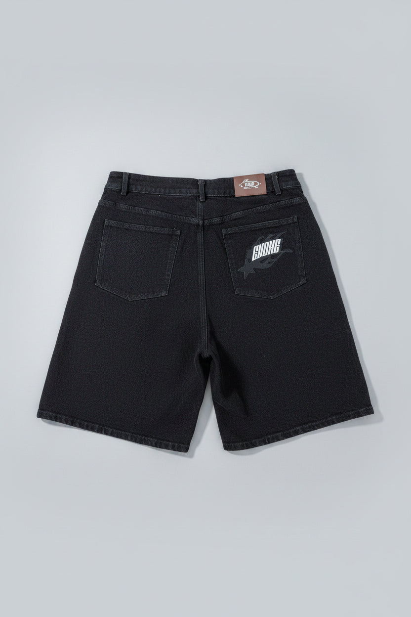 Black Evoke Jorts