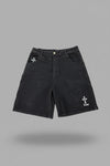 Black Evoke Jorts