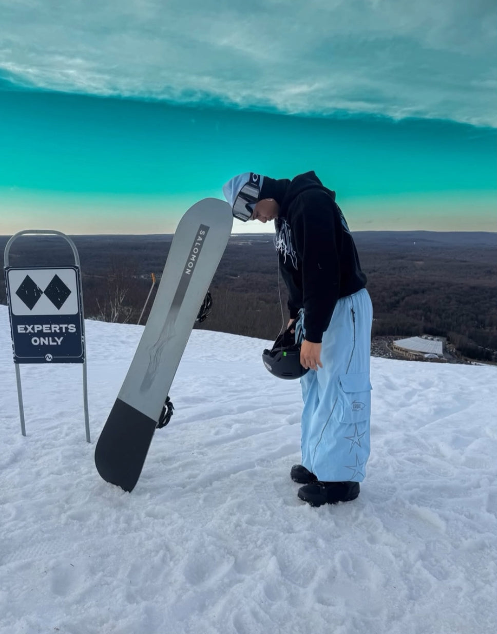 Baby Blue Star pants