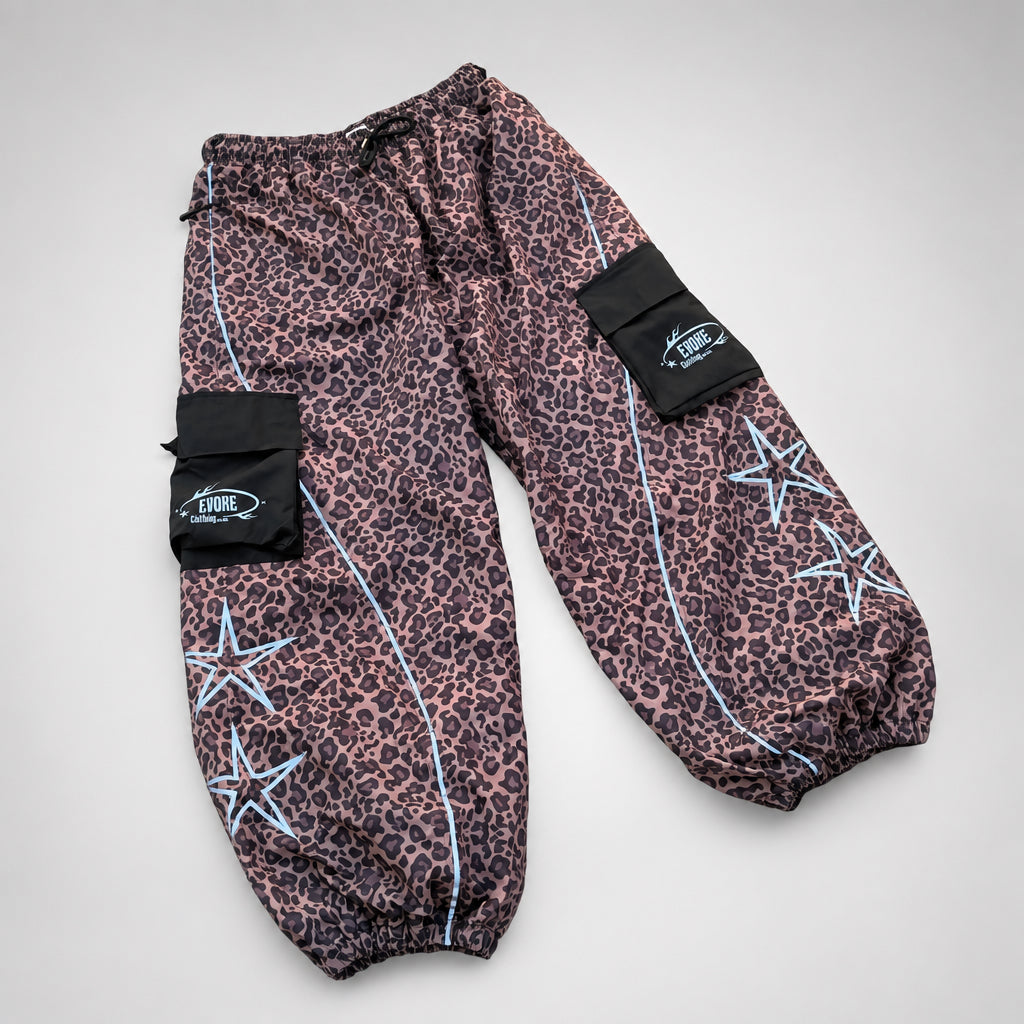 Cheetah Print Snowpants