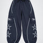 Navy Blue Star Snowpants