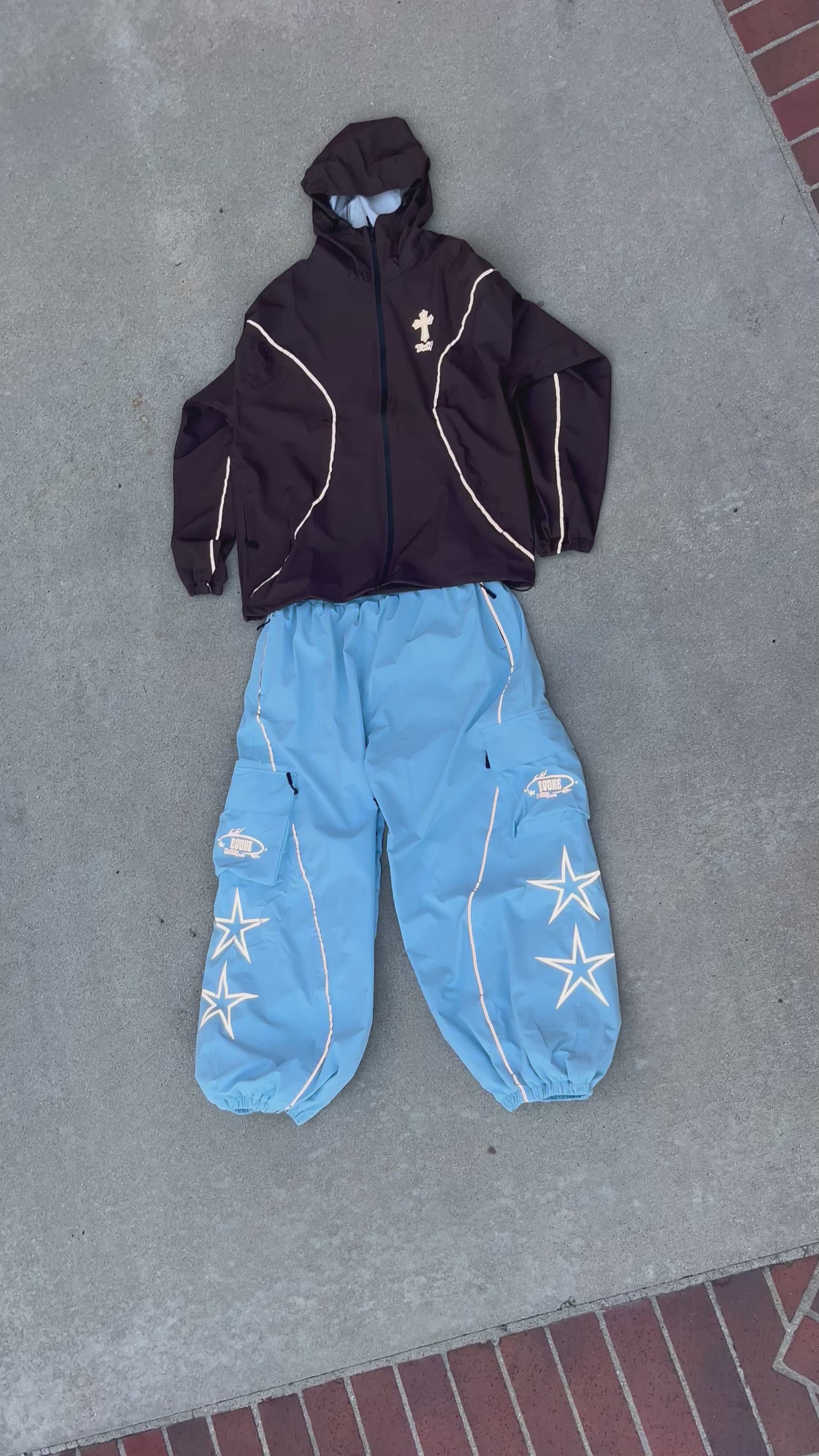 Baby Blue Star pants – Evok3 Clothing